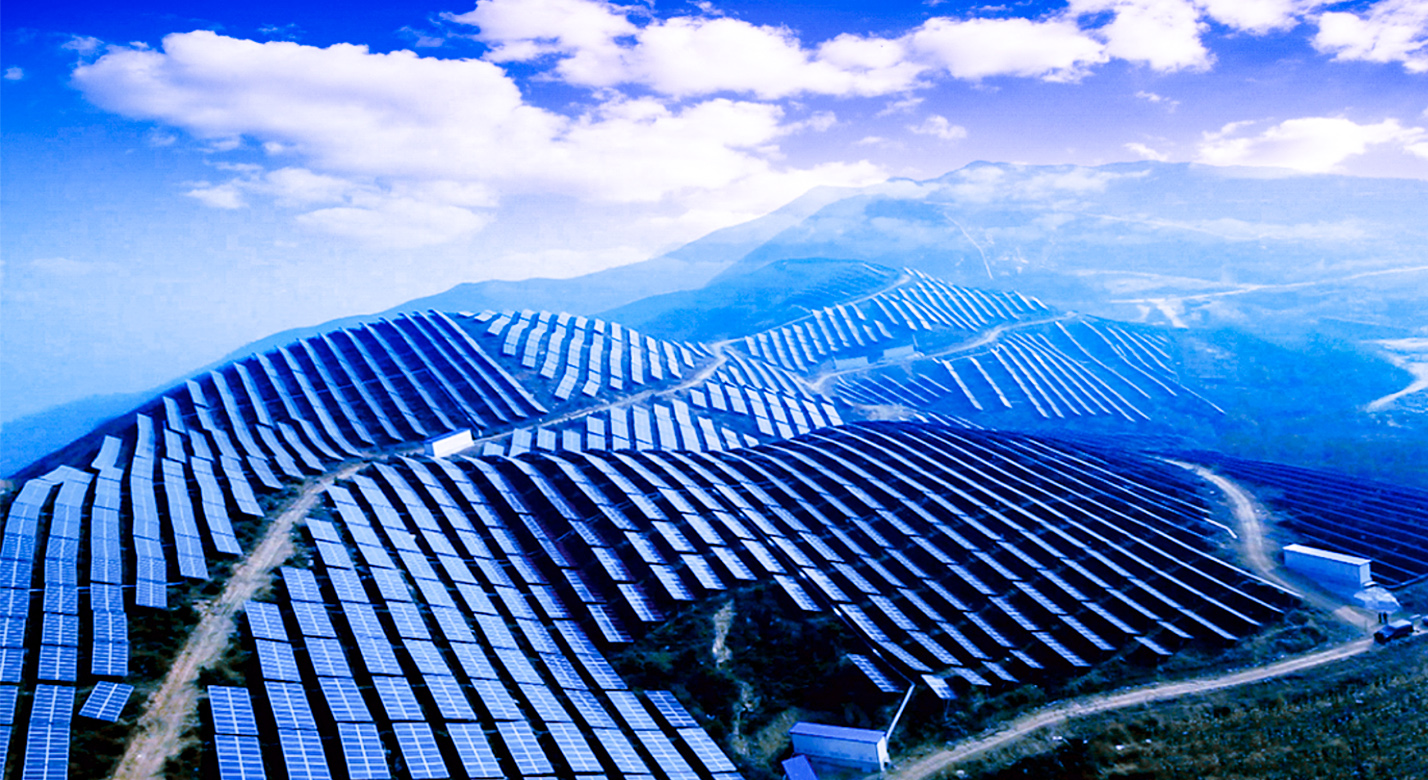 濰坊天恩金山30兆瓦荒山農業光伏發電工程