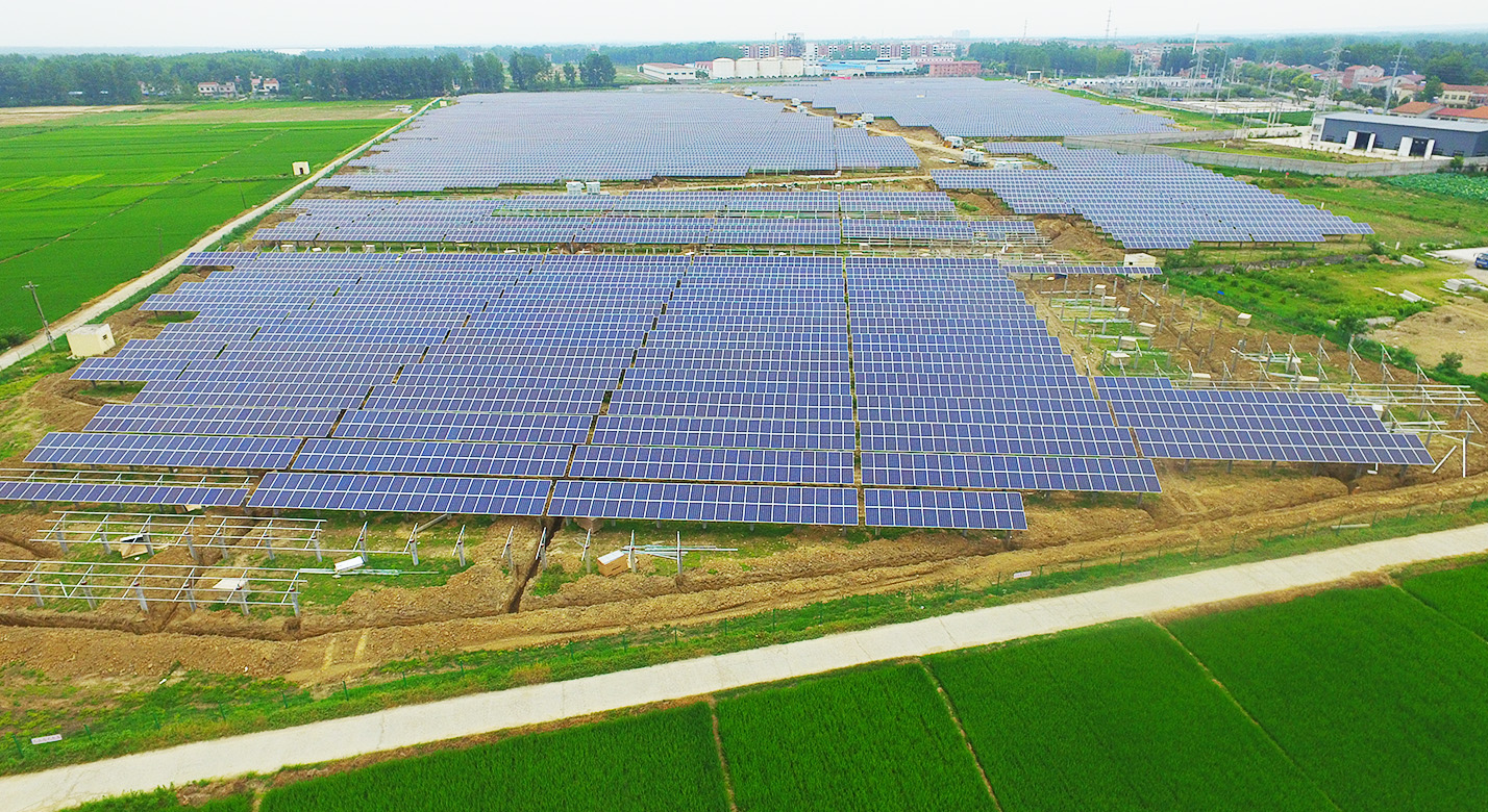 湖北追日光伏老河口仙人渡40MWp（一期20MWp）農光互補光伏電站EPC總承包項目