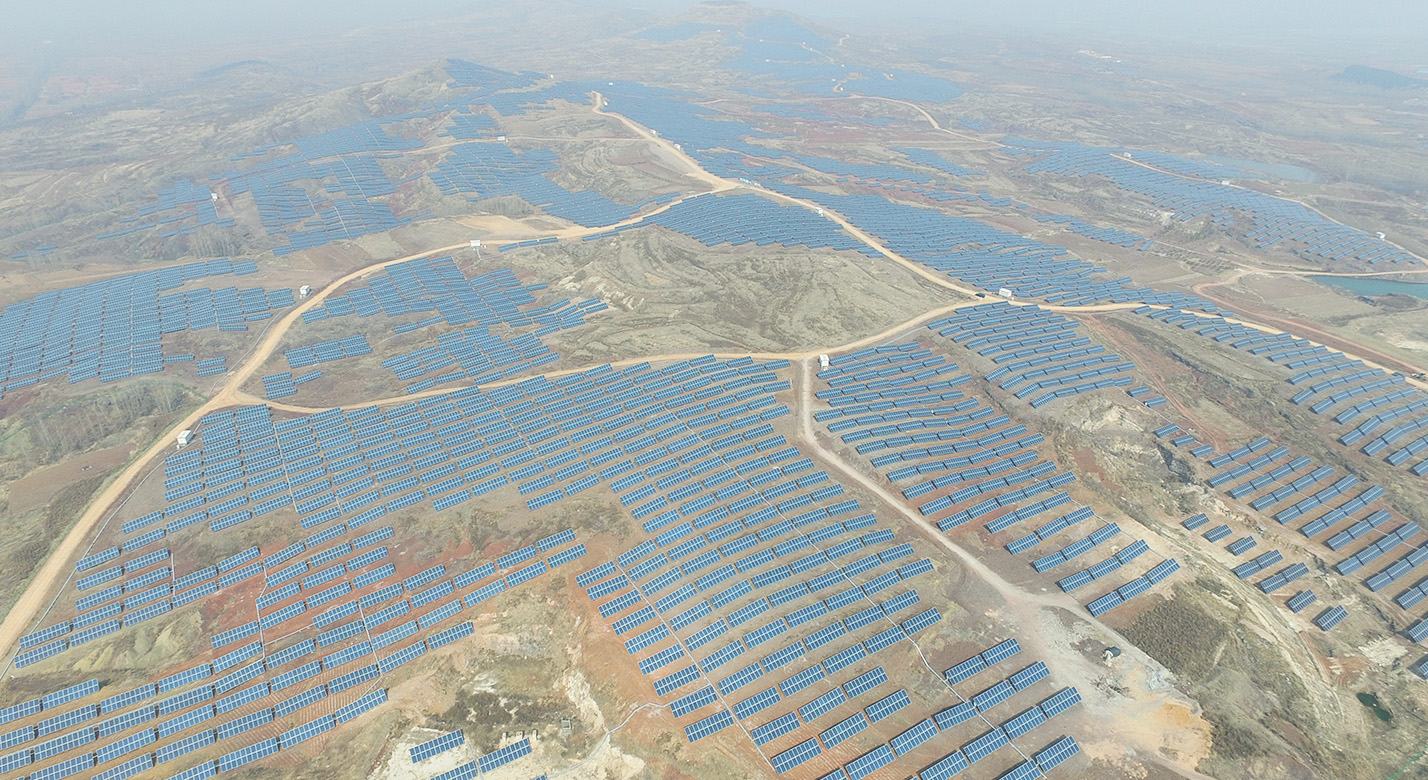 濰坊天恩金山30MWp荒山農業光伏發電工程